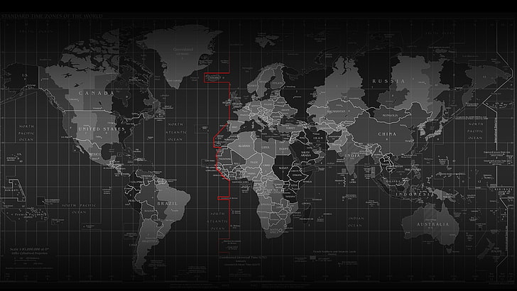 World Map Outline, shape, globe  man made object, global communications, technology Free HD Wallpaper