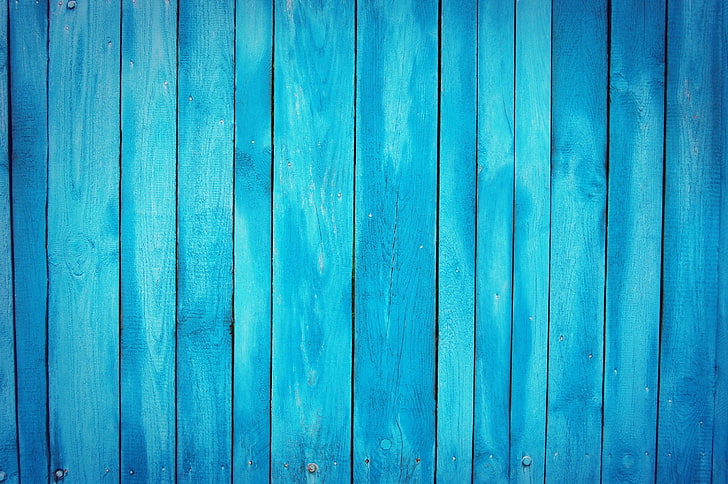 Blue Wood, safety, full frame, day, fence Free HD Wallpaper