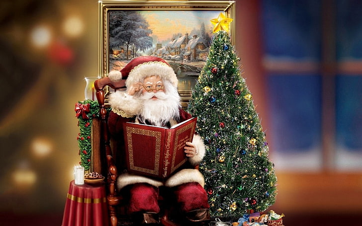 Christmas Stories Kids, santa, holiday  event, beard, happiness Free HD Wallpaper