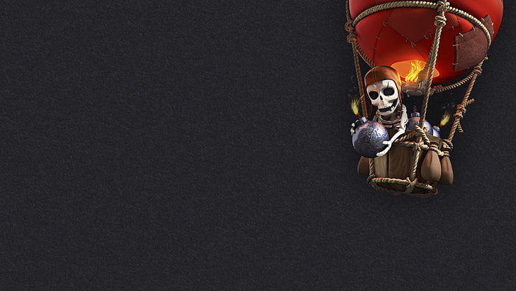 Clash Royale Balloon PNG, spooky, no people, celebration, hanging