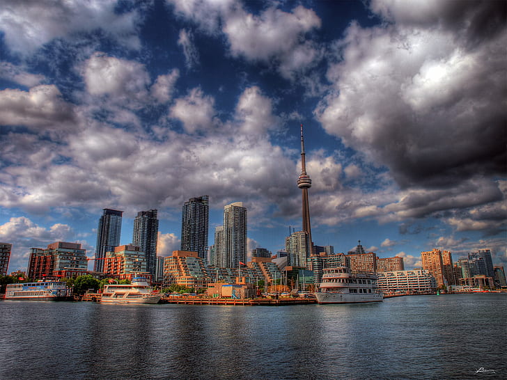 CN Tower, flickr, beauty, sensational, amazing Free HD Wallpaper