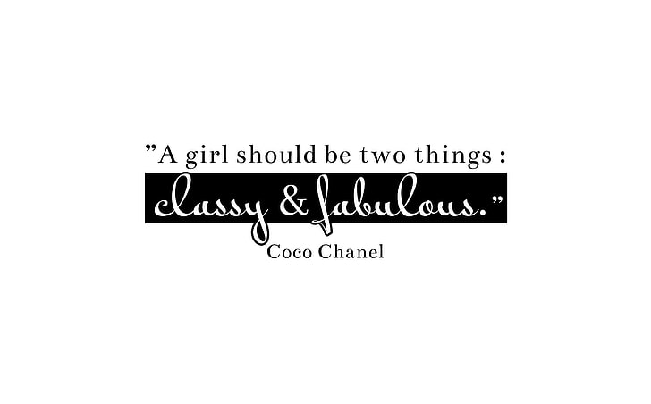 Coco Chanel Wall Art, guidance, information, cut out, no people