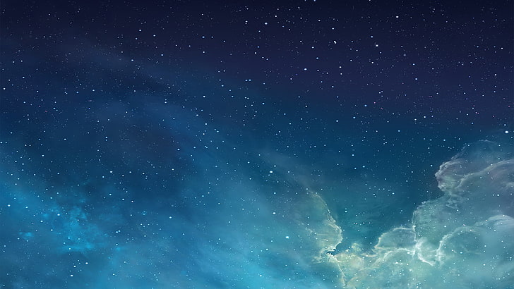 iOS 7 iPad, night, season, cold, christmas Free HD Wallpaper