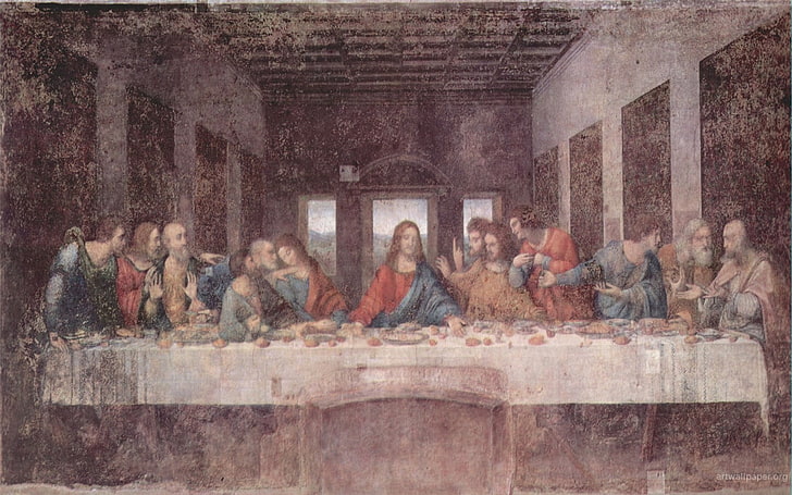 Leonardo Da Vinci Jesus Painting, representation, the last supper, supper, travel Free HD Wallpaper