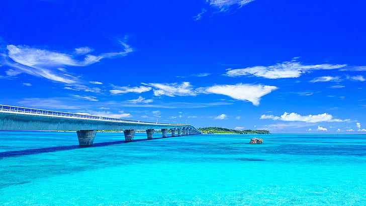 Miyako Islands Diving, japan, island, miyakojima, trees Free HD Wallpaper