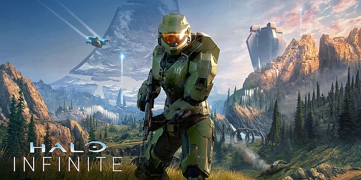 pelican halo, halo infinite, master chief Free HD Wallpaper