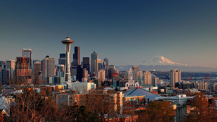 Seattle Landscape, seattle, city Free HD Wallpaper