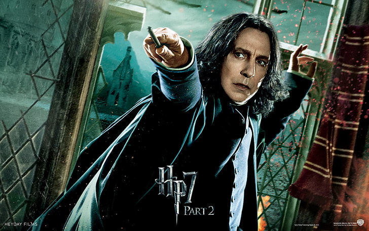 Snape Harry Potter Love, harry potter 7, glass  material, young adult, vandalism Free HD Wallpaper