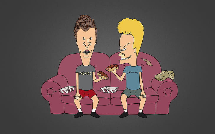 Beavis and Butthead Cool, beavis and butthead, homyachat, hot dog, beavis and butthead Free HD Wallpaper