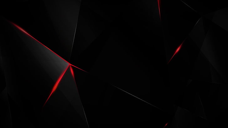 Black and Red 3D Abstract, creativity, light  natural phenomenon, illuminated, nightlife Free HD Wallpaper