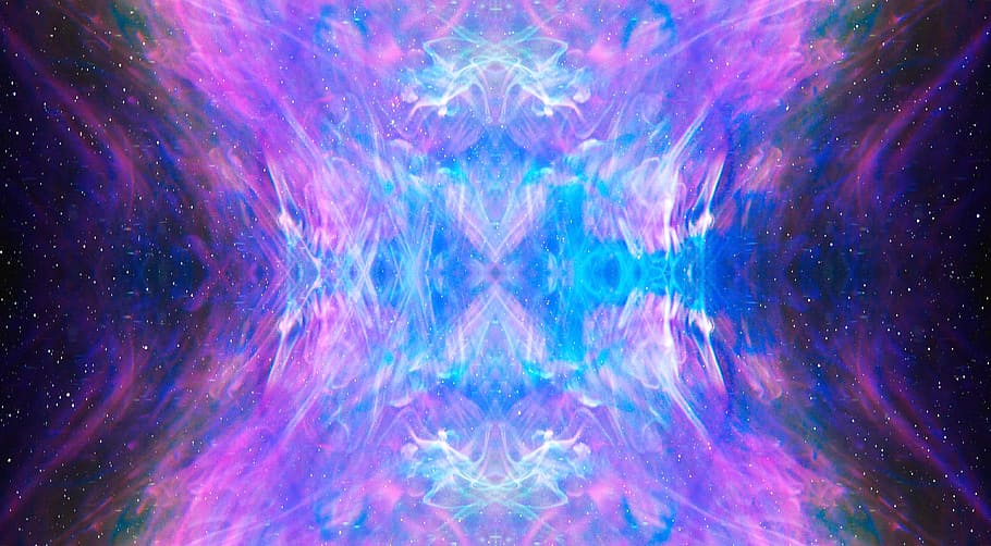 Blue Trippy Pattern, ambient, design, chaos, decoration