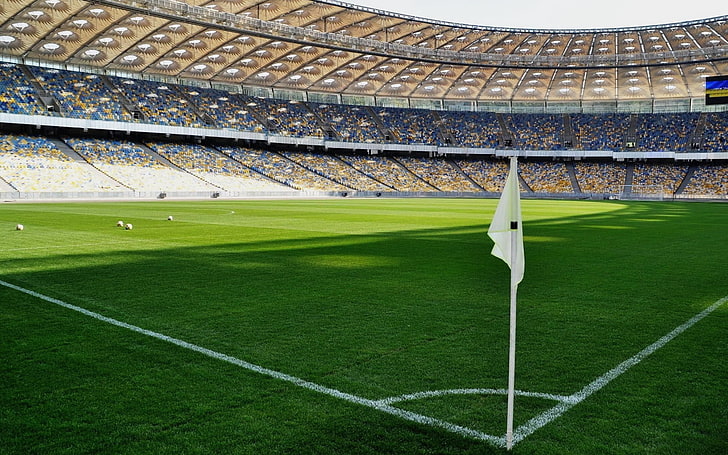 Estadio De Rayados, playing field, soccer, no people, outdoors Free HD Wallpaper