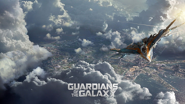 Guardians of the Galaxy Ship Interior, gamora, aerial view, outdoors, cloud  sky Free HD Wallpaper