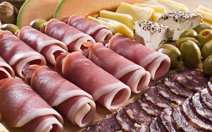 Ham Lunch Meat, human body part, meat, gourmet, variation Free HD Wallpaper