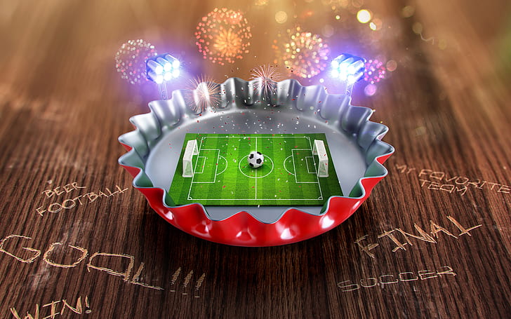 Home Bar, the surface of the table, scratch labels, oleoleoleole, soccer field Free HD Wallpaper