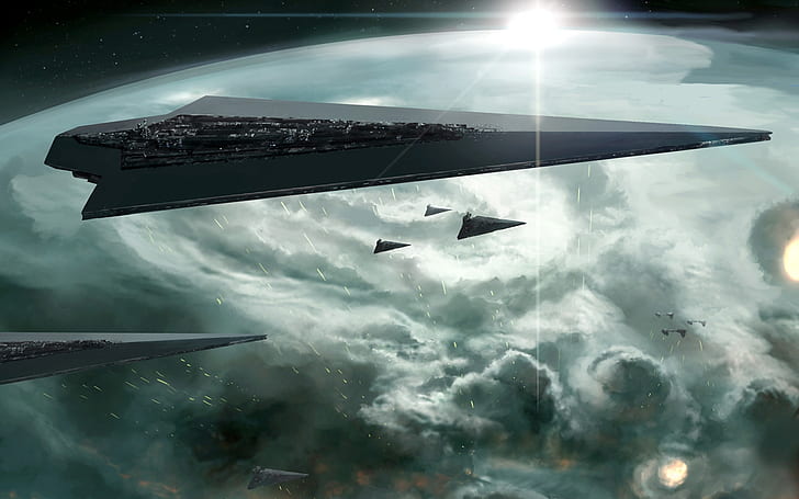 Interdictor Star Destroyer, games, Video, art, video Free HD Wallpaper