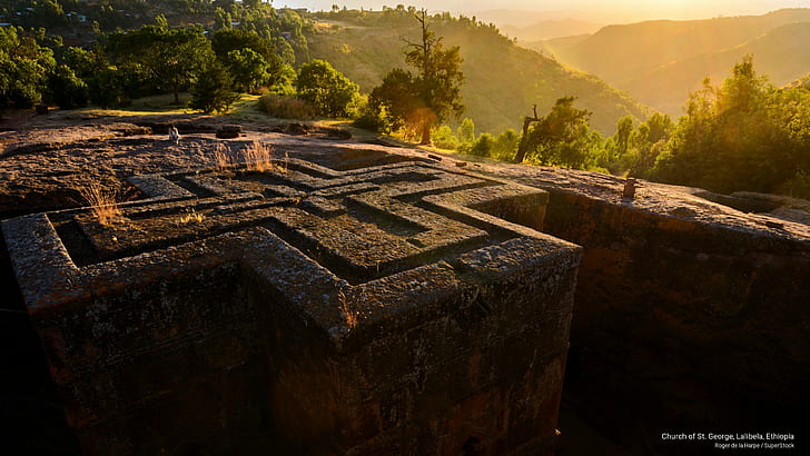 Lalibela Rock Churches Ethiopia, africa, lalibela, ethiopia, george Free HD Wallpaper