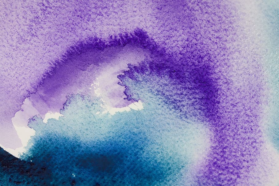 Purple Watercolor Texture, nature, studio shot, indoors, full frame