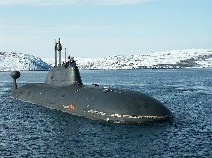 Russian Alpha Class Submarine, Akula,, v-class, akula, vclass nuclear submarine Free HD Wallpaper