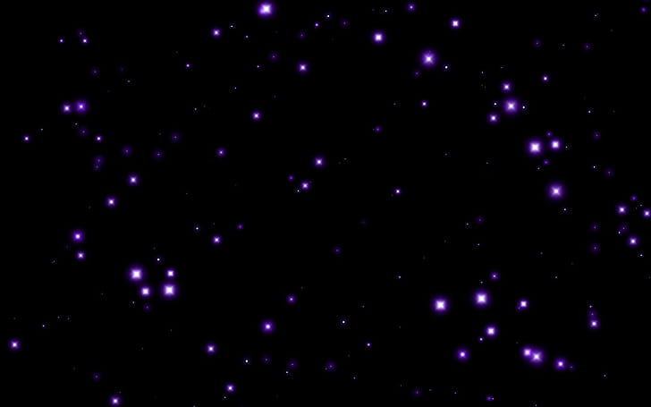 sparkles, stars, purple, abstract Free HD Wallpaper