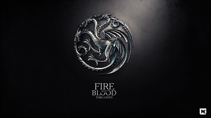 Targaryen Shield, economy, business, black background, finance Free HD Wallpaper