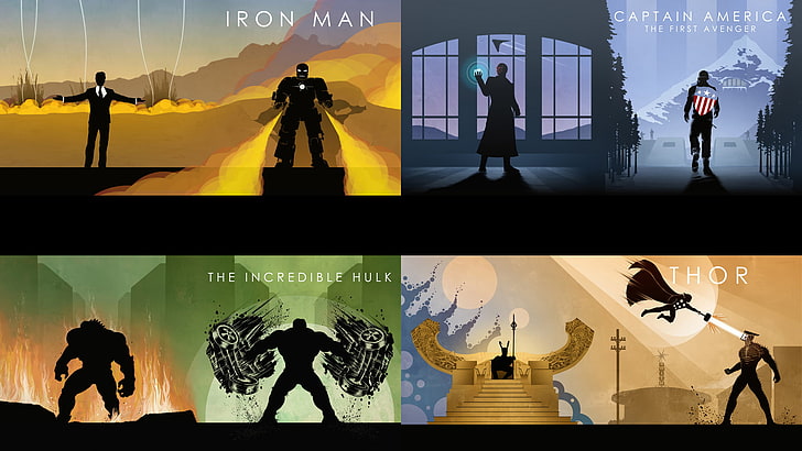 Avengers 2 Concept Art, silhouette, men, captain america the first avenger, wall  building feature Free HD Wallpaper