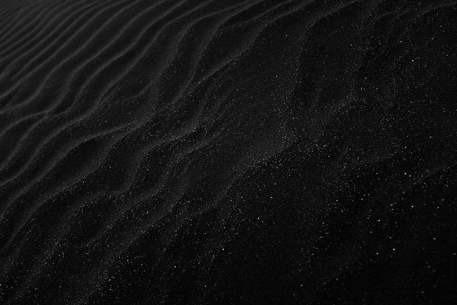 Black Sandpaper, abstract, no people, noir, closeup Free HD Wallpaper