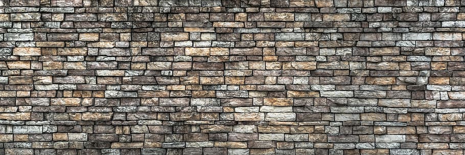 Black stone Wall, construction, full frame, square, weathered Free HD Wallpaper