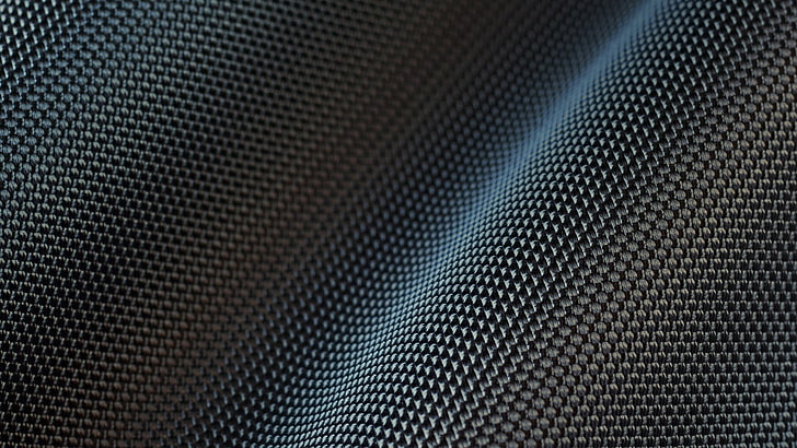 Carbon Fiber, metallic, dark, black color, textured effect Free HD Wallpaper