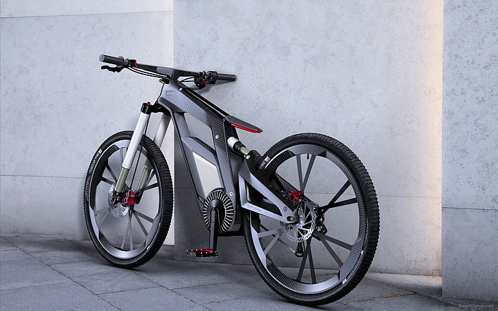 Cheap Folding Electric Bike, wall  building feature, no people, spoke, street Free HD Wallpaper