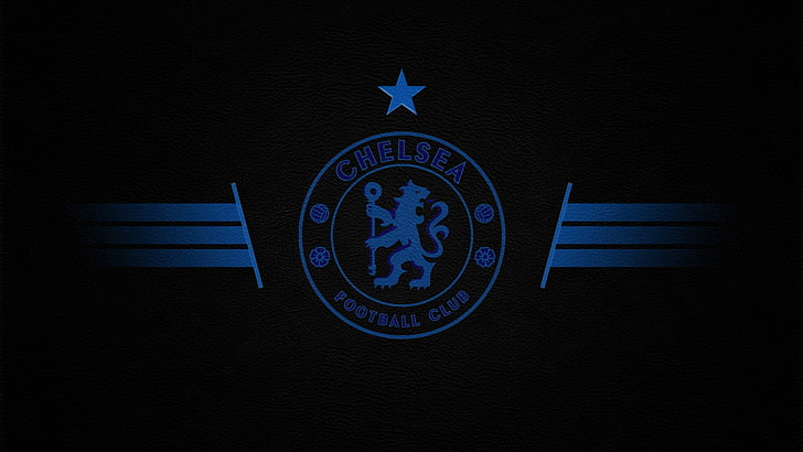 Chelsea FC HD, flag, symbol, star shape, premier league