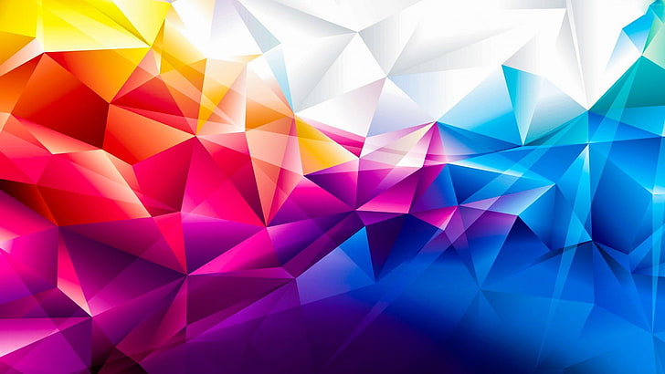 Colorful Geometric, colors, geometric, colorful Free HD Wallpaper