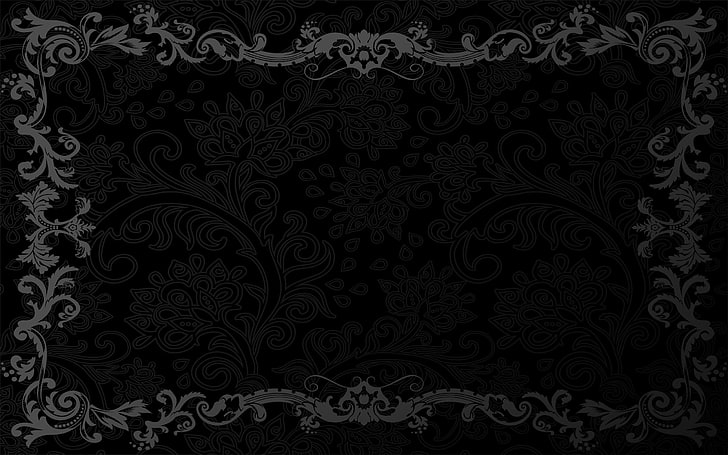 Damask Pattern, floral pattern, art, baroque style, closeup Free HD Wallpaper