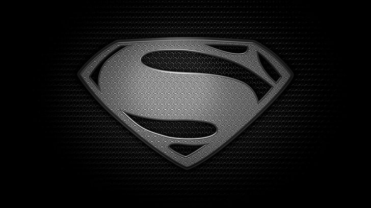 Dark Superman Logo, abstract, transportation, aluminum, closeup Free HD Wallpaper