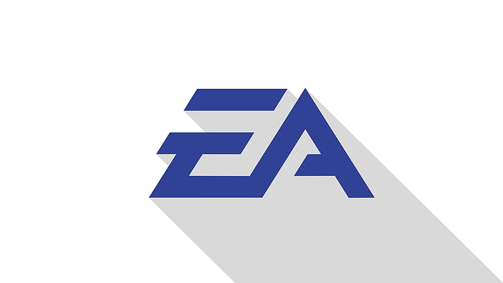EA Sports Logo, cut out, letter, simple background, arrow symbol