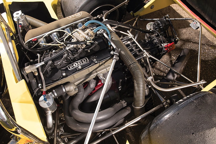 Ford 3.5L V6 Engine, chevron, 1976, racecars, b36 Free HD Wallpaper