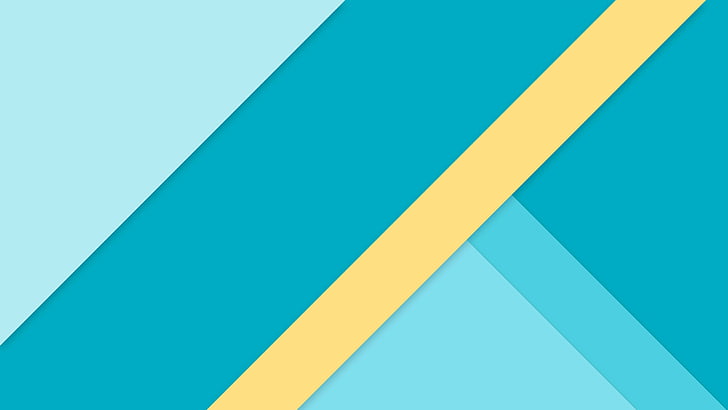 Geometric Photoshop, line, yellow, minimal art, blue Free HD Wallpaper