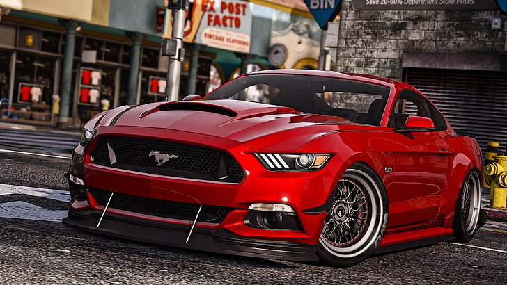 GTA 5 Cars, gt350, day, vintage car, car Free HD Wallpaper