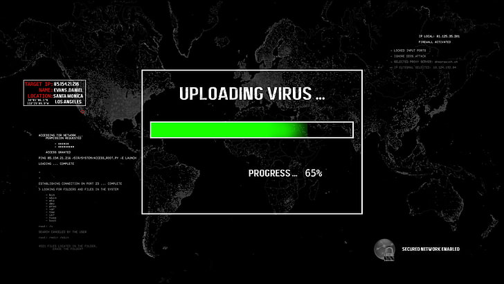 Hacking Virus, hacking, virus, hacker, technology Free HD Wallpaper