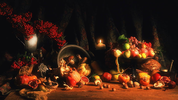 Happy Thanksgiving HD, religion, flame, themed, belief Free HD Wallpaper