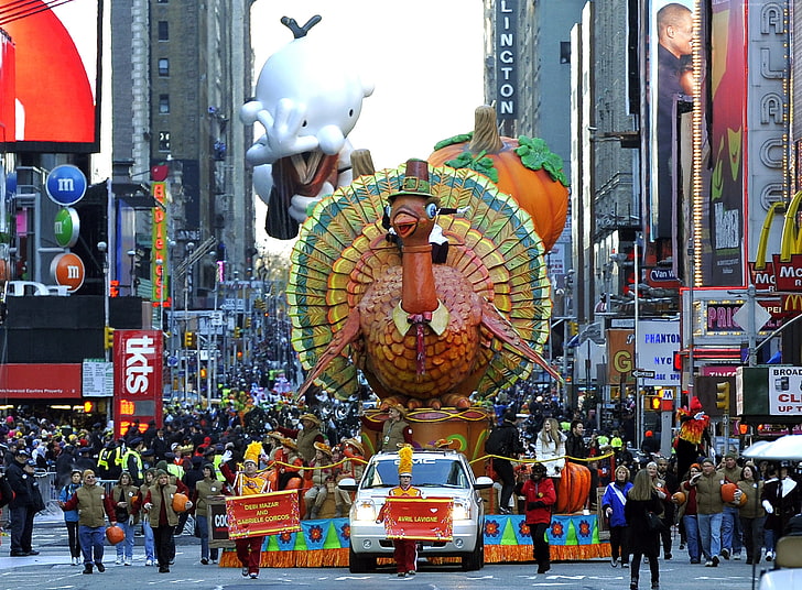 Macy's Thanksgiving Day Parade Rockettes, event, usa, canada, thanksgiving day Free HD Wallpaper