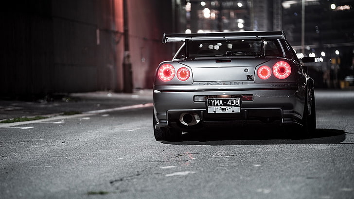 Nissan GT-R R32, headlight, skyline, mode of transportation, land vehicle Free HD Wallpaper