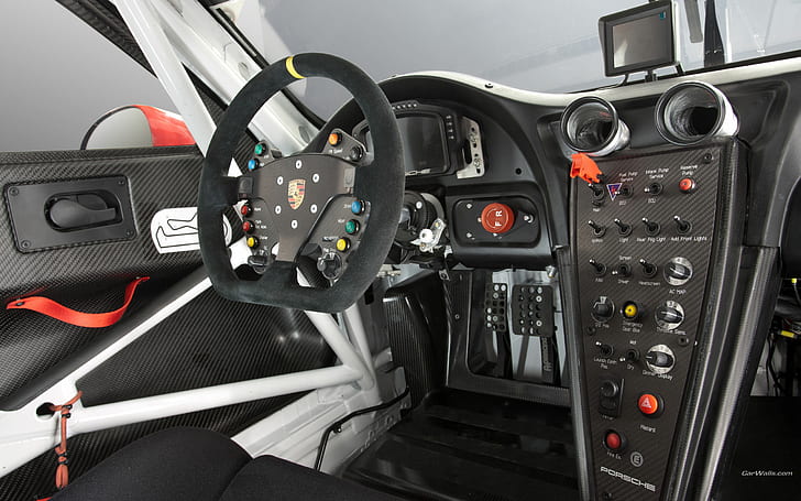 Porsche 918 RSR Interior, race, interior, porsche, rsr