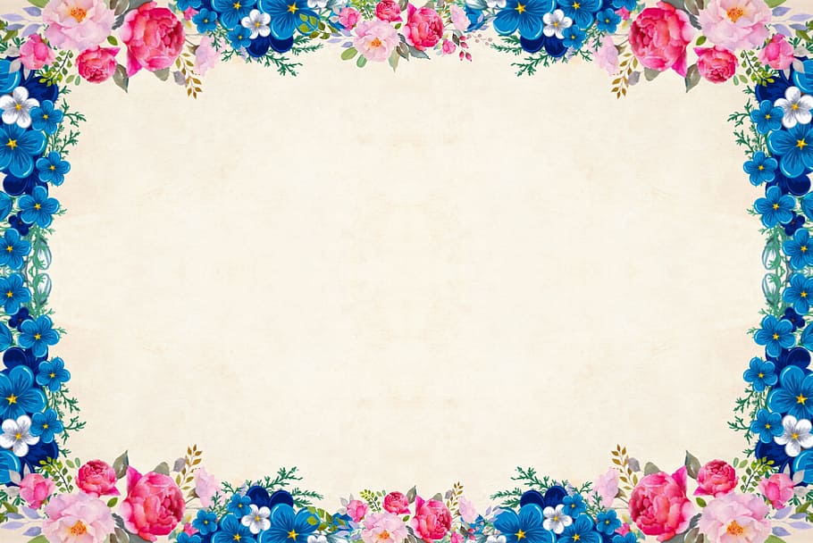 Rose Border, floral pattern, royalty, textured, styled Free HD Wallpaper