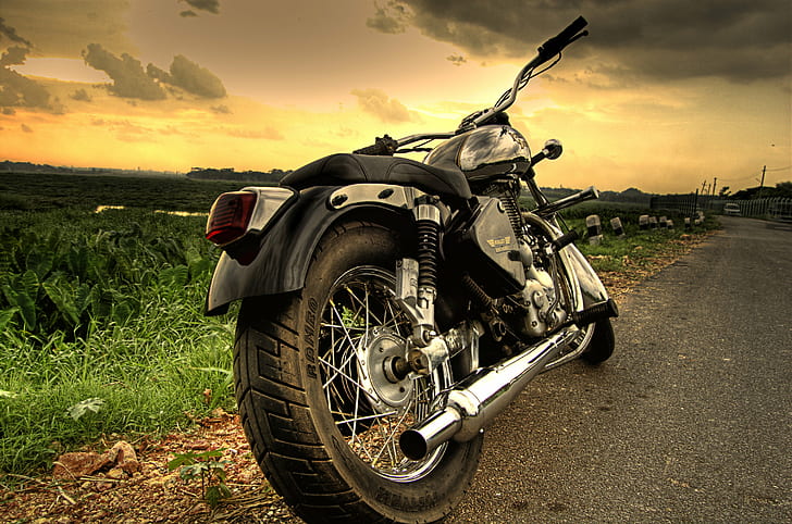 Royal Enfield Electra, headlight, tire, mode of transport, wheel Free HD Wallpaper