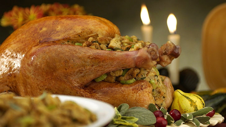 selective focus, chicken meat, holiday  event, religion Free HD Wallpaper