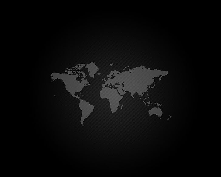 Simple World Map Outline, indoors, no people, global communications, copy space Free HD Wallpaper