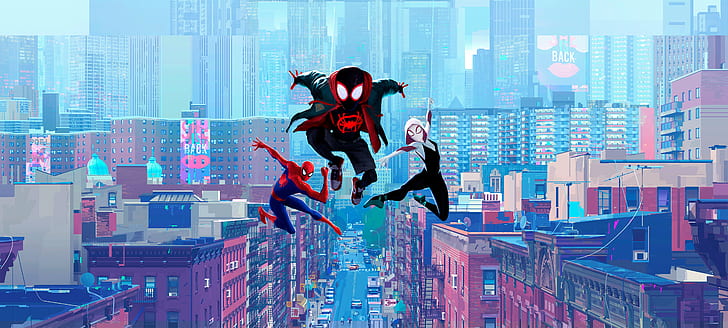 Spider-Man into the Spider Verse Soundtrack, spiderman into the spiderverse, spiderman, cyan, spider gwen