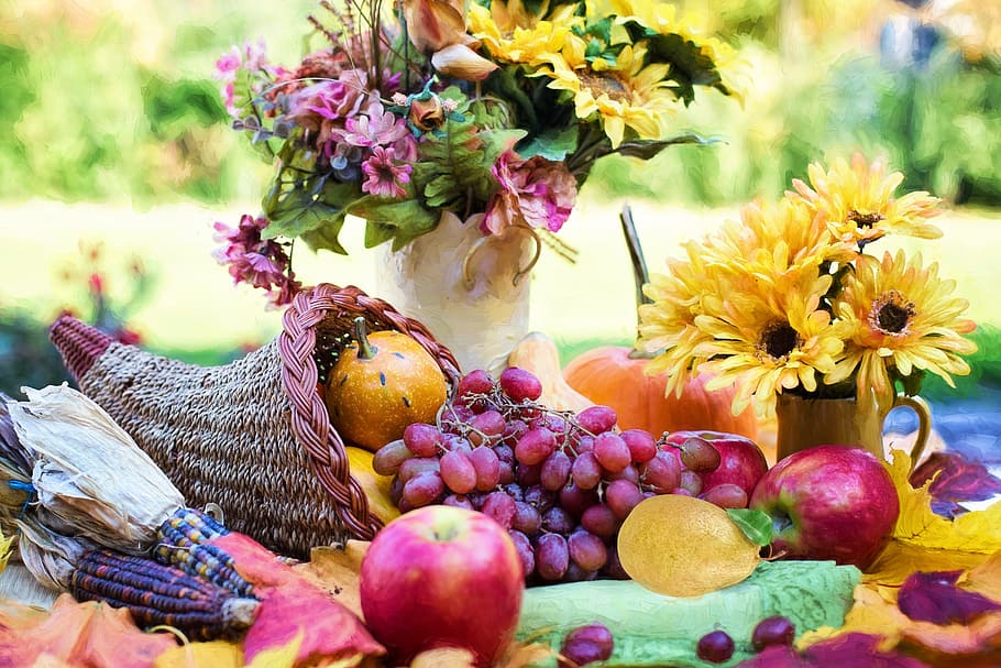 Thanksgiving Fall Scenery, wicker, nature, wellbeing, variation