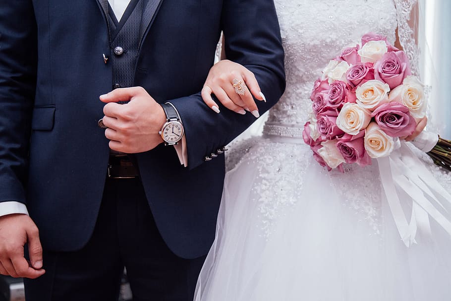 women, hand, bouquet, flower arrangement